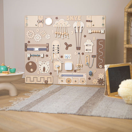 Busy Board XXL "Classic" – Die interaktive Entdeckerwand (70 x 60 cm)