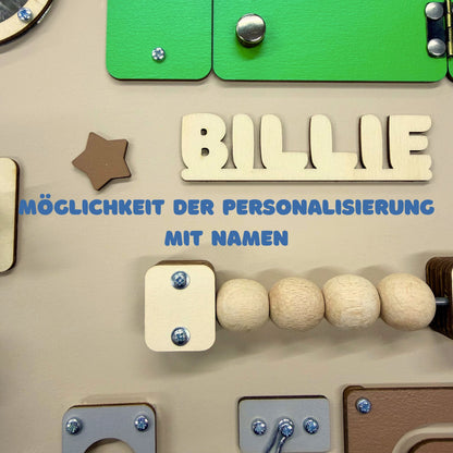 Busy Board Giant "Unlimited" – Das Premium Motorikzentrum (90 x 60 cm)