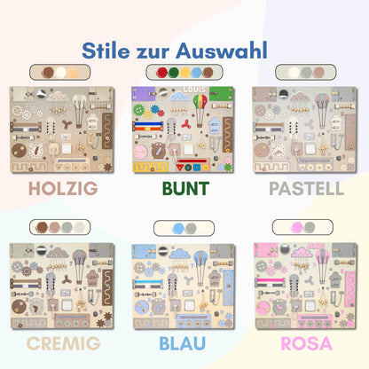 Busy Board Giant "Unlimited" – Das Premium Motorikzentrum (90 x 60 cm)