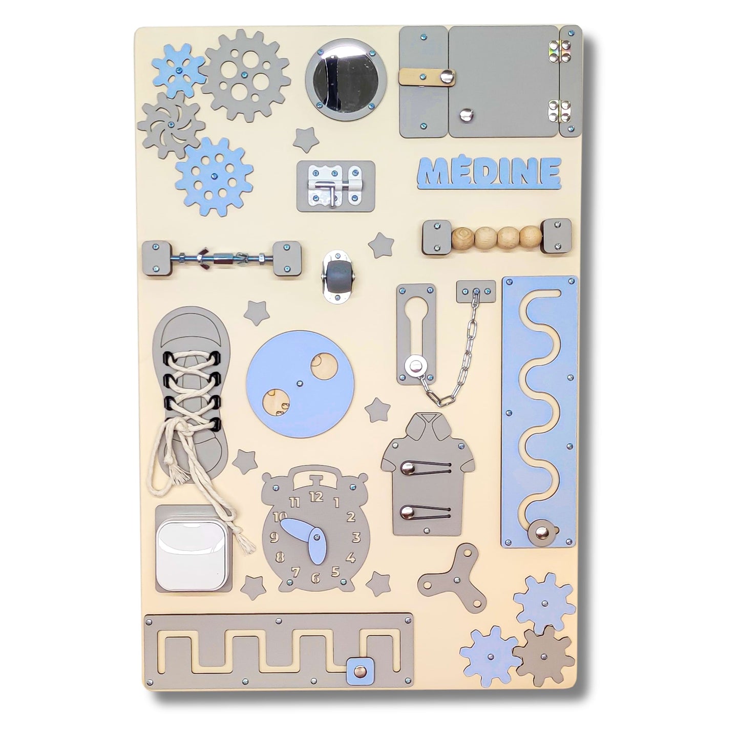 Busy Board "Compact Explorer" – Das handliche Motorikboard (40 x 60 cm)