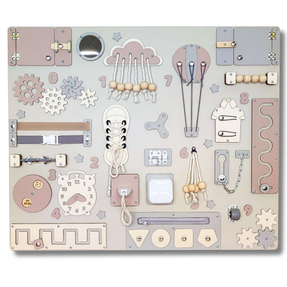 Busy Board XXL "Classic" – Die interaktive Entdeckerwand (70 x 60 cm)