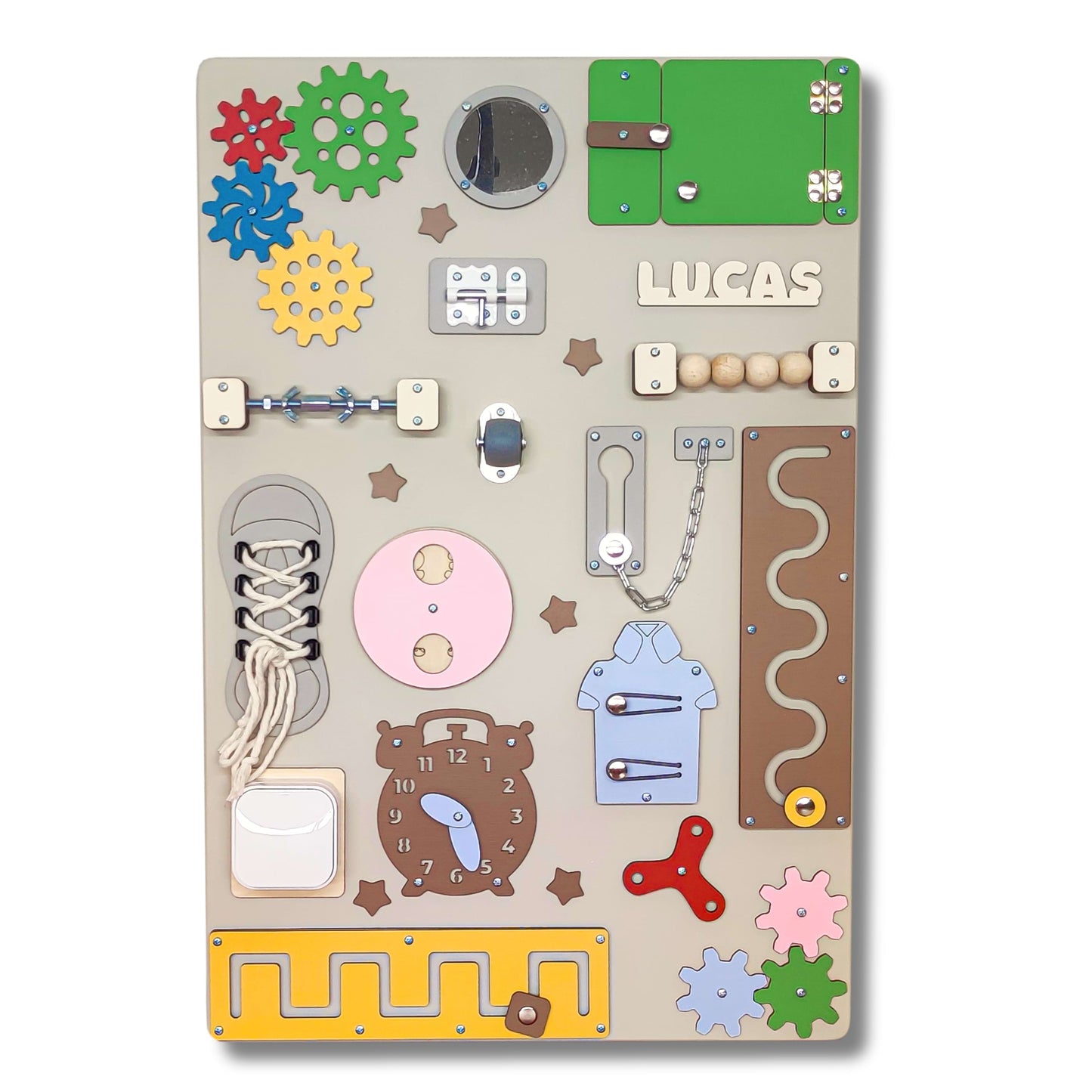 Busy Board "Compact Explorer" – Das handliche Motorikboard (40 x 60 cm)